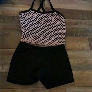 Two piece dance set child small 5-6